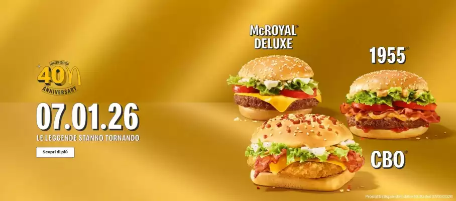 Volantino McDonald's (valido fino al 7-01)