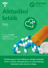 Alphega Lékárna leták Strana 1
