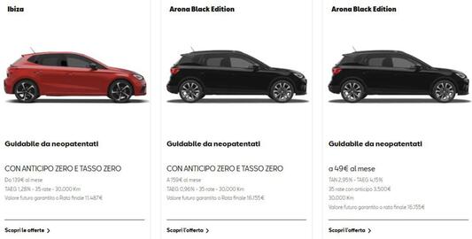 Volantino SEAT Pagina 1