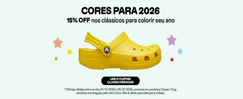 Catálogo Crocs (válido até 5-01)