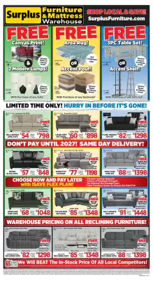 Surplus Furniture flyer