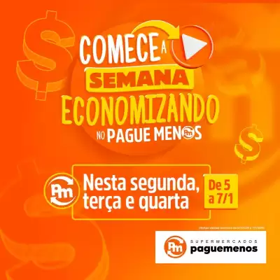 Catálogo Supermercados Pague Menos (válido até 7-01)