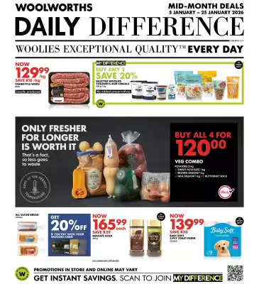Woolworths catalogue (valid until 25-01)
