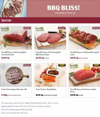 Tasman Butchers catalogue (valid until 12-01)