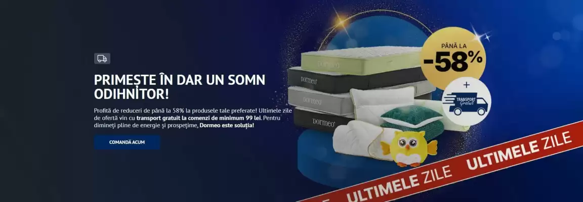 Magazine Dormeo (valid până la 18-01)