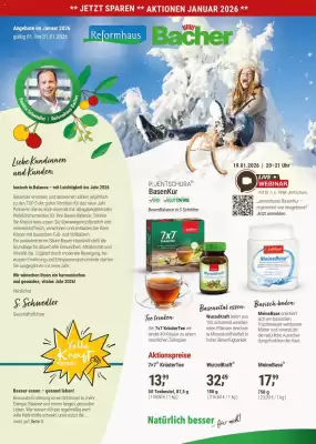 Reformhaus Bacher Prospekt (gültig bis 31-01)