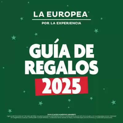 Catálogo La Europea (válido hasta 31-01)