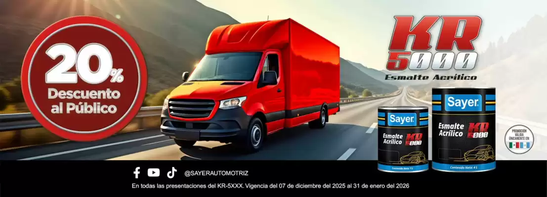 Catálogo Sayer (válido hasta 31-01)