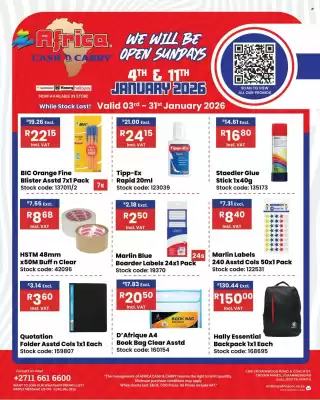 Africa Cash and Carry catalogue (valid until 31-01)