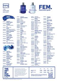 The Perfume Gallery catalogue Page 1