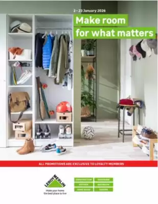 Leroy Merlin catalogue (valid until 23-01)