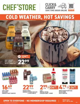 US Foods Chef's Store weekly ad (valid until 18-01)