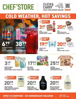 US Foods Chef's Store weekly ad (valid until 18-01)