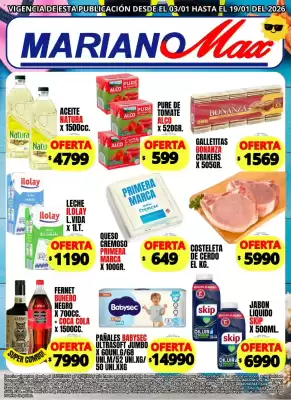 Catálogo Supermercados Mariano Max (válido hasta 19-01)