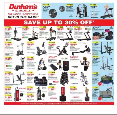Dunham's Sports weekly ad (valid until 15-01)
