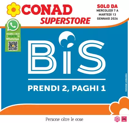 Volantino Conad Superstore (valido fino al 13-01)