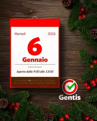 Volantino Gentis (valido fino al 31-01)