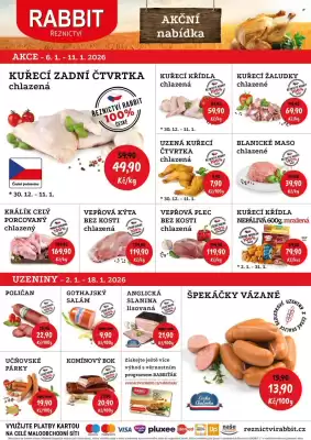 RABBIT řeznictví leták