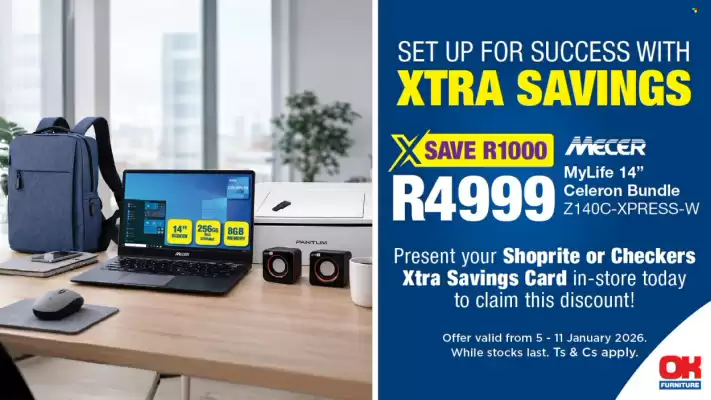 OK Furniture catalogue (valid until 11-01)