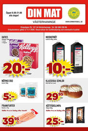 Din Mat reklamblad vecka 2 Sida 1