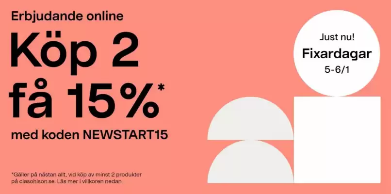 Clas Ohlson reklamblad (giltig till och med 6-01)