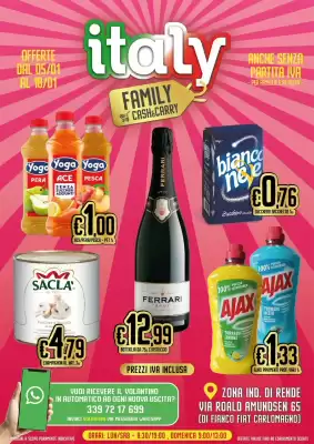 Volantino Italy Cash and Carry (valido fino al 18-01)