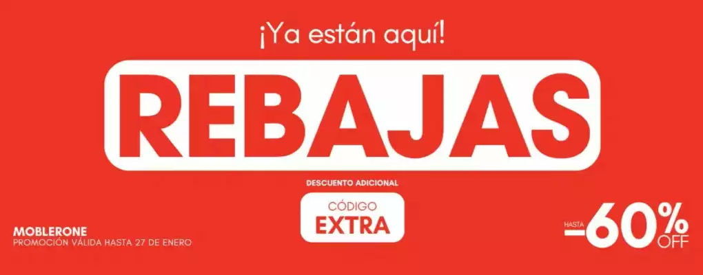 Catálogo Moblerone (válido hasta el 27-01)