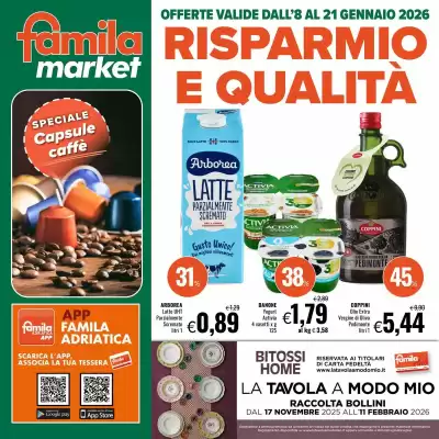 Volantino Famila Market (valido fino al 21-01)