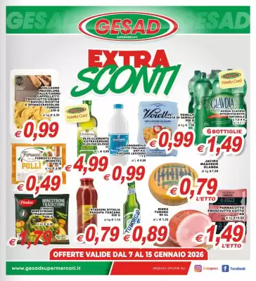 Volantino Gesad Supermercati (valido fino al 15-01)