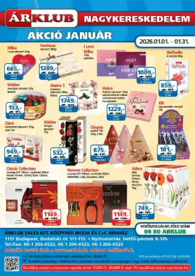 ÁRKLUB akciós újság (érvényes eddig: 31-01)