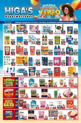 Folheto Higa's Supermercado (válido até 13-01)