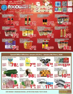 Foody Mart flyer (valid until 8-01)