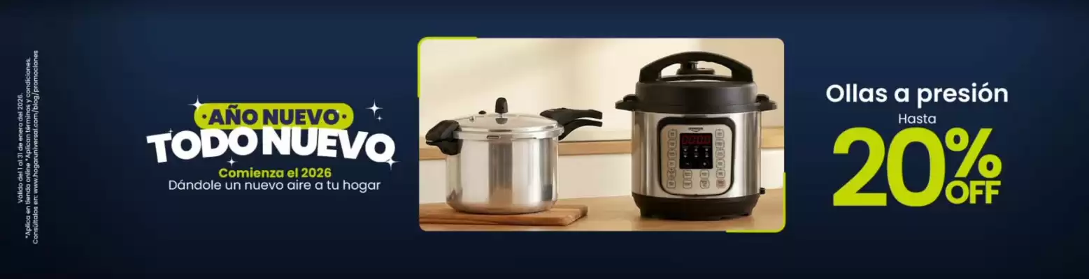 Catálogo Hogar Universal (válido hasta 31-01)