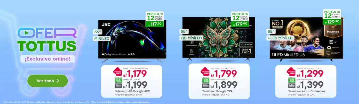 Catálogo Tottus (válido hasta 7-01)