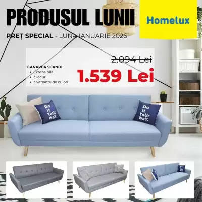 Catalog Homelux (valid până la 31-01)