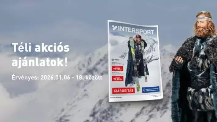 Intersport akciós újság (érvényes eddig: 18-01)