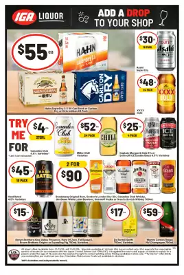 IGA Liquor catalogue (valid until 13-01)