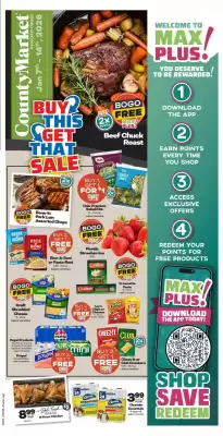 County Market weekly ad (valid until 14-01)