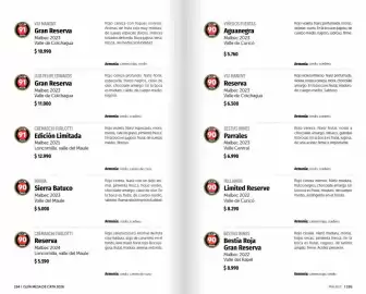 Catálogo Club de Amantes del Vino Página 100