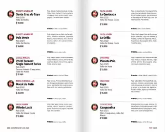 Catálogo Club de Amantes del Vino Página 126