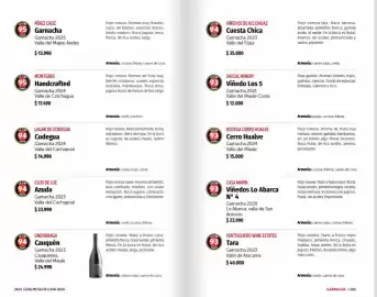 Catálogo Club de Amantes del Vino Página 134