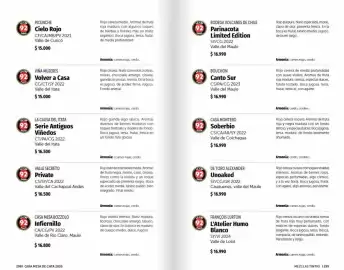 Catálogo Club de Amantes del Vino Página 154