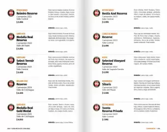 Catálogo Club de Amantes del Vino Página 78