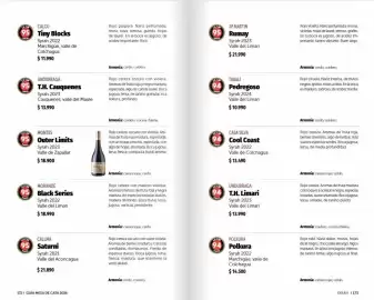 Catálogo Club de Amantes del Vino Página 89