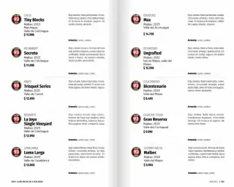 Catálogo Club de Amantes del Vino Página 98