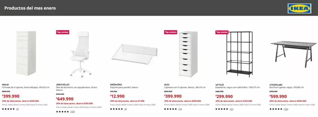 Catálogo IKEA (válido hasta 31-01)