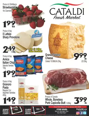 Cataldi Fresh Market flyer (valid until 13-01)