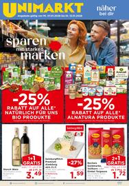 Unimarkt Flugblatt woche 2 Seite 1