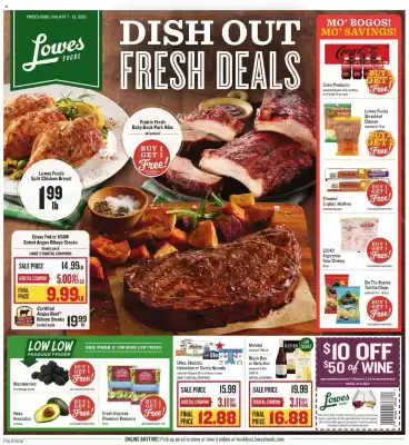 Lowes Foods weekly ad (valid until 14-01)