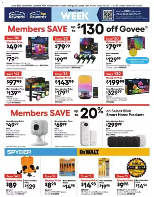 Lowe's weekly ad (valid until 15-01)